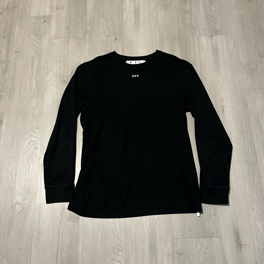 Off-White Black Long Sleeve Tee